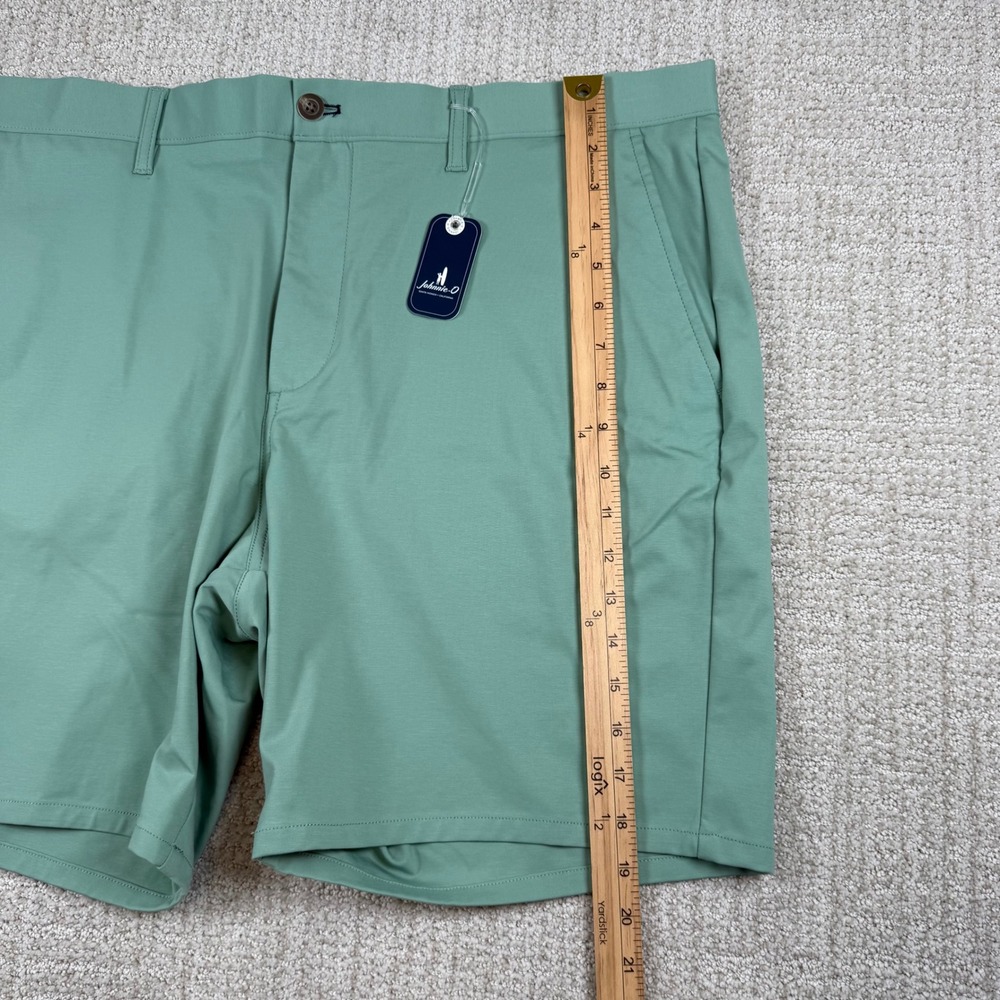 NEW Johnnie-O Mens 38 Green Jupiters 8" Performance Stretch Golf Shorts - Picture 8 of 10